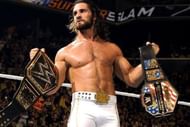 Seth Rollins defeated John Cena at SummerSlam 2015 to hold both the US title and the WWE title together